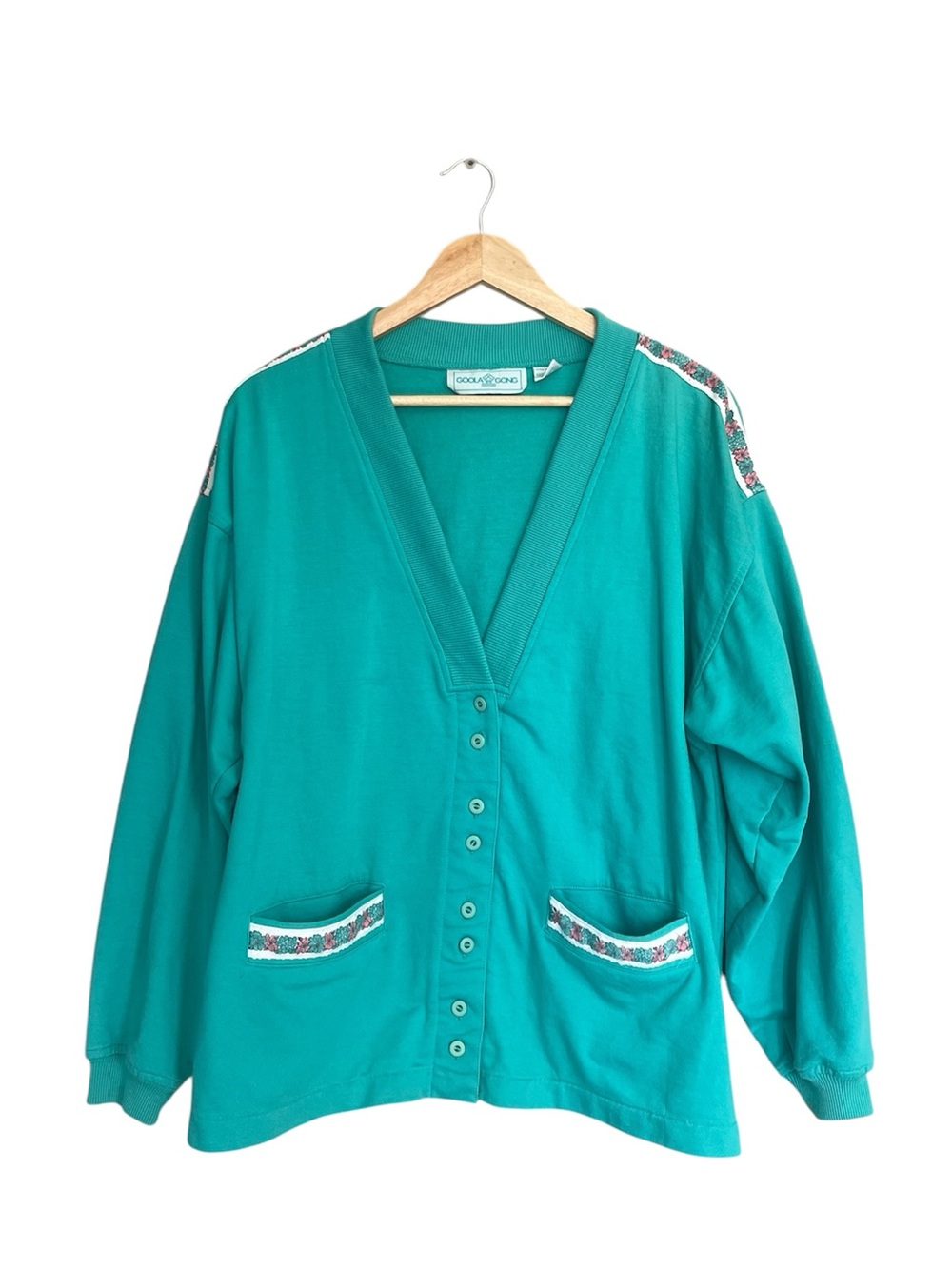 VTG Turquoise Cardigan